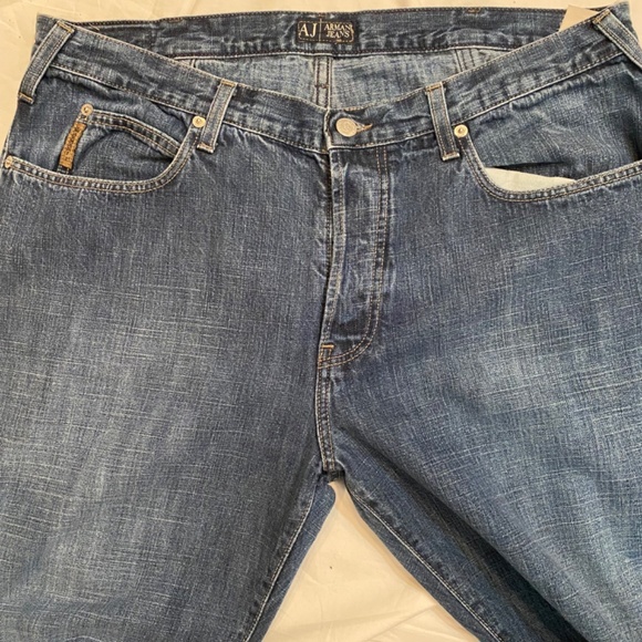 ARMANI JEANS Mens Blue Jeans Sz 36 - Picture 5 of 10